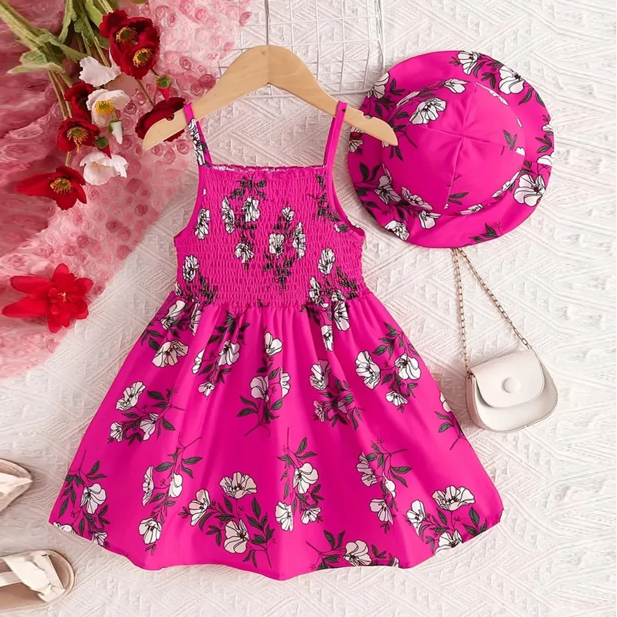 Baby Dress With Cap