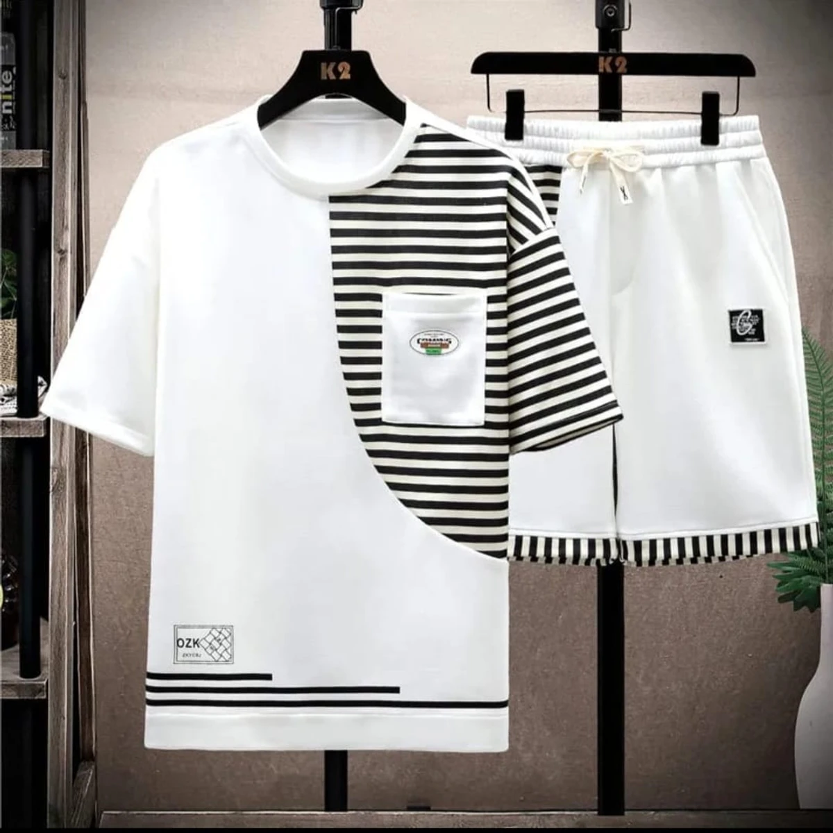 High Quality T-shirt & Half Pant (Two Piece Set) - Image 3