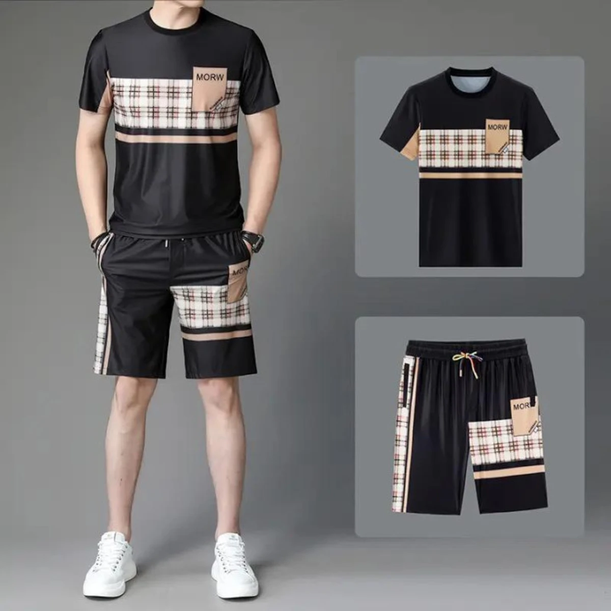 High Quality T-shirt & Half Pant (Two Piece Set)