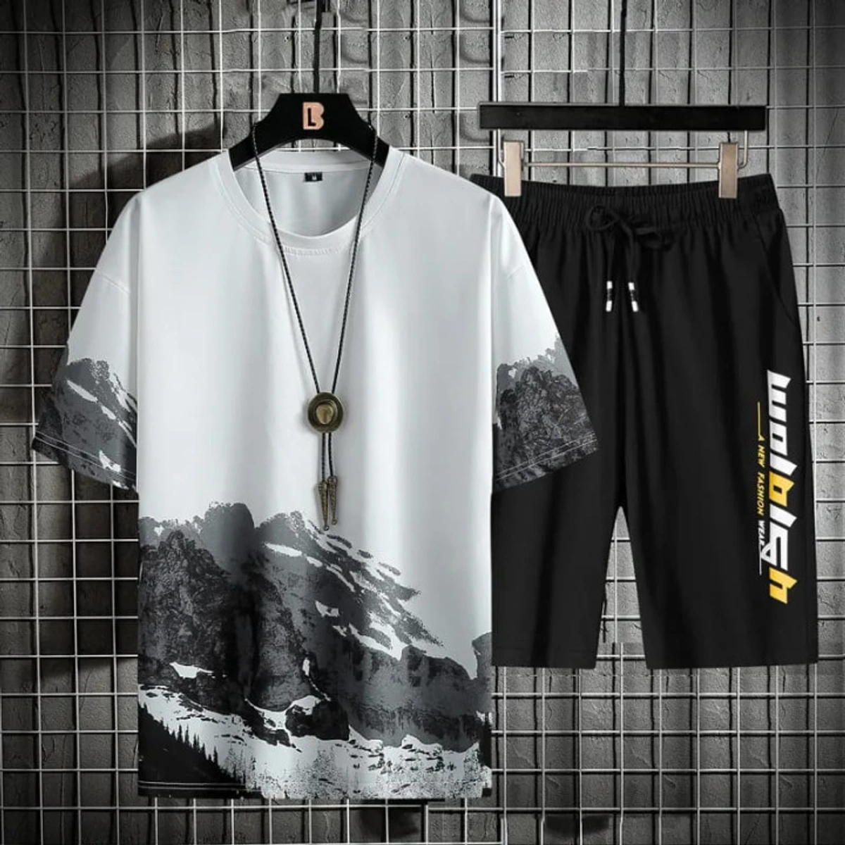 High Quality T-shirt & Half Pant (Two Piece Set)