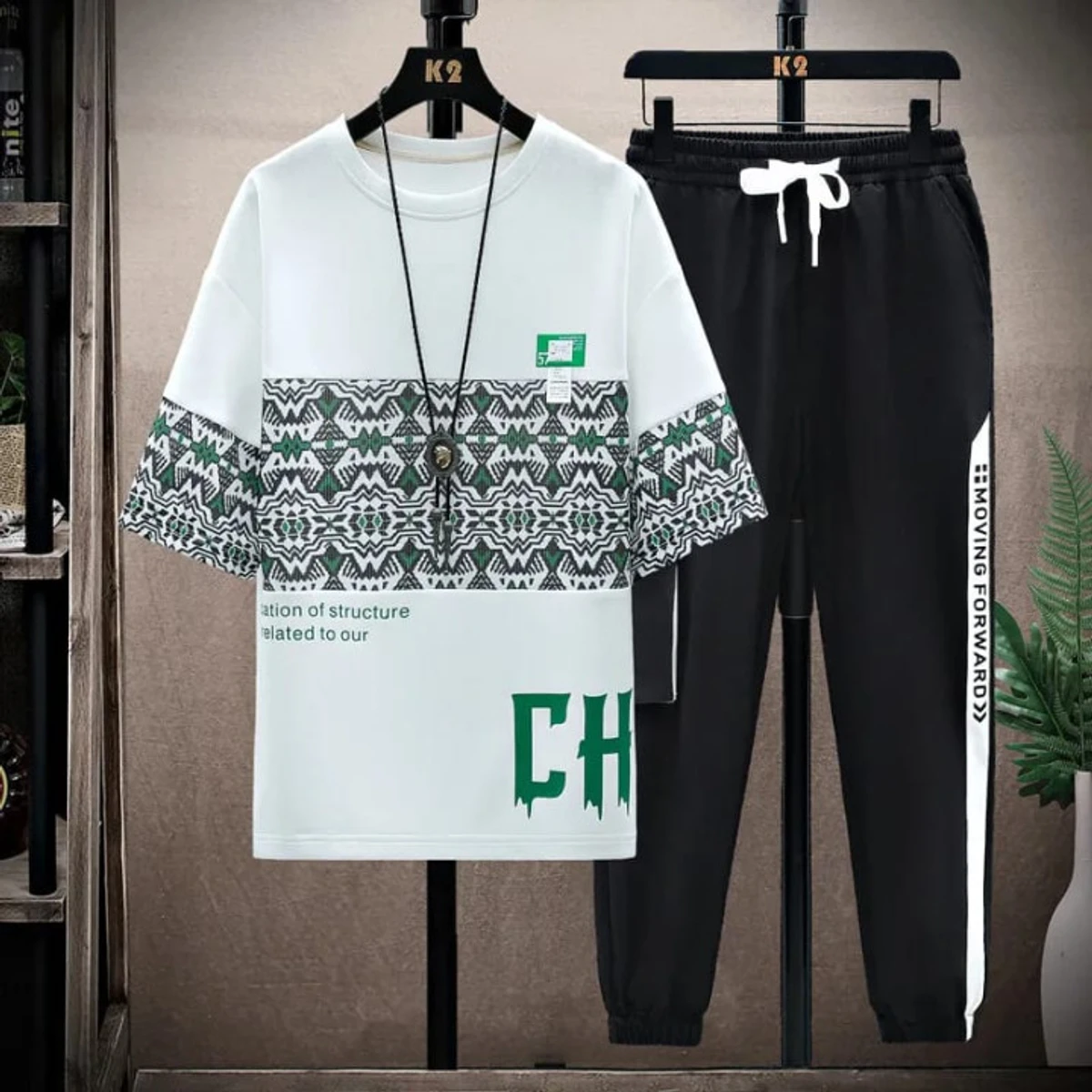 High Quality T-shirt & Trouser Set