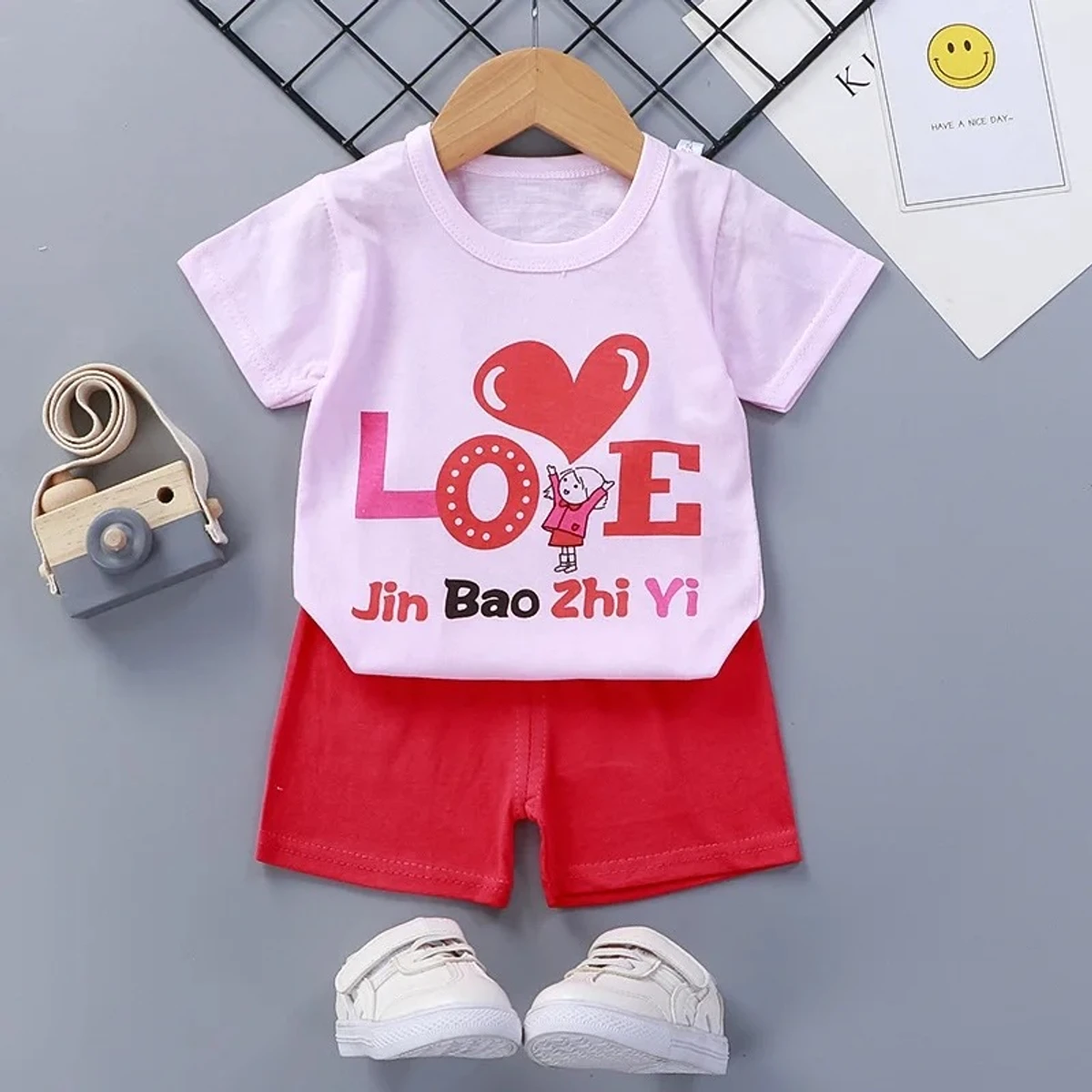 Baby & girl combo Set (T-shirt & Pant)