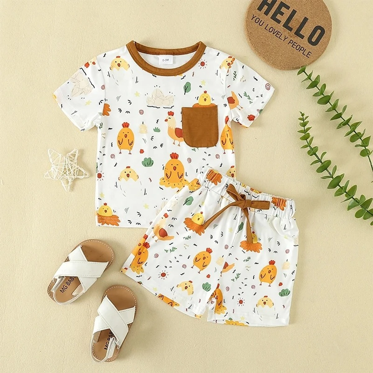 Baby & girl combo Set (T-shirt & Pant)