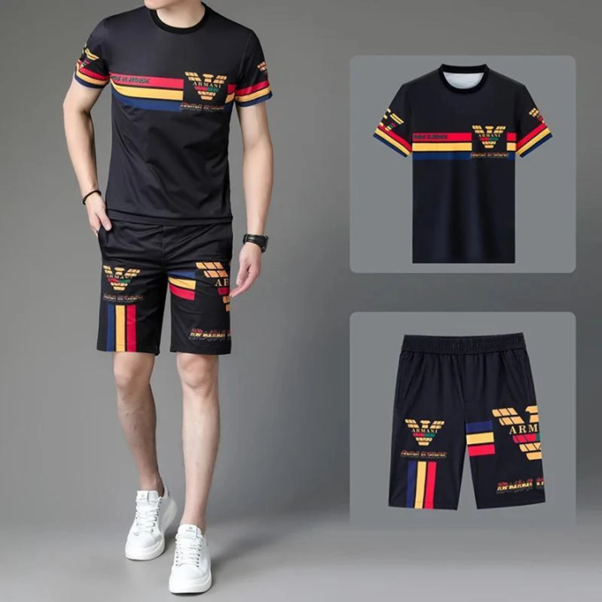 High Quality T-shirt & Half Pant (Two Piece Set)