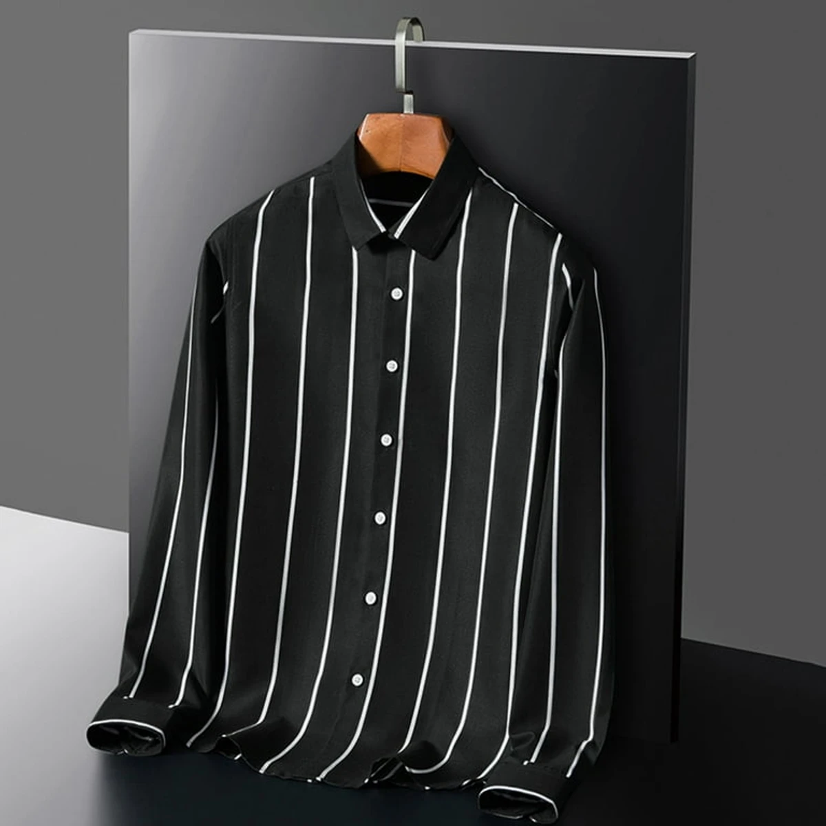 Men`s Exclusive Cotton Step Shirt (Long sleeve) - Image 3