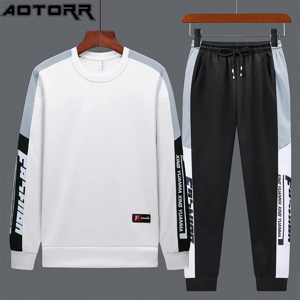 Premium Cotton full sleeve T-shirt & Trouser Set For Men