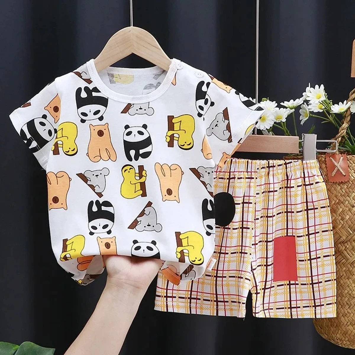 Baby & girl combo Set (T-shirt & Pant)