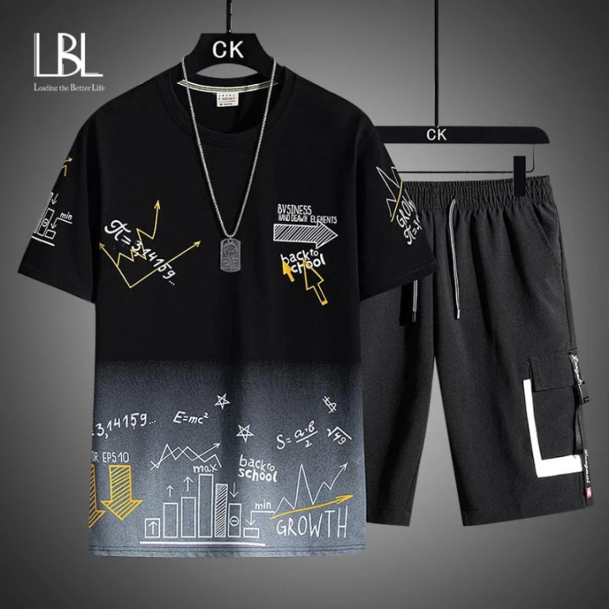 High Quality T-shirt & Half Pant (Two Piece Set)