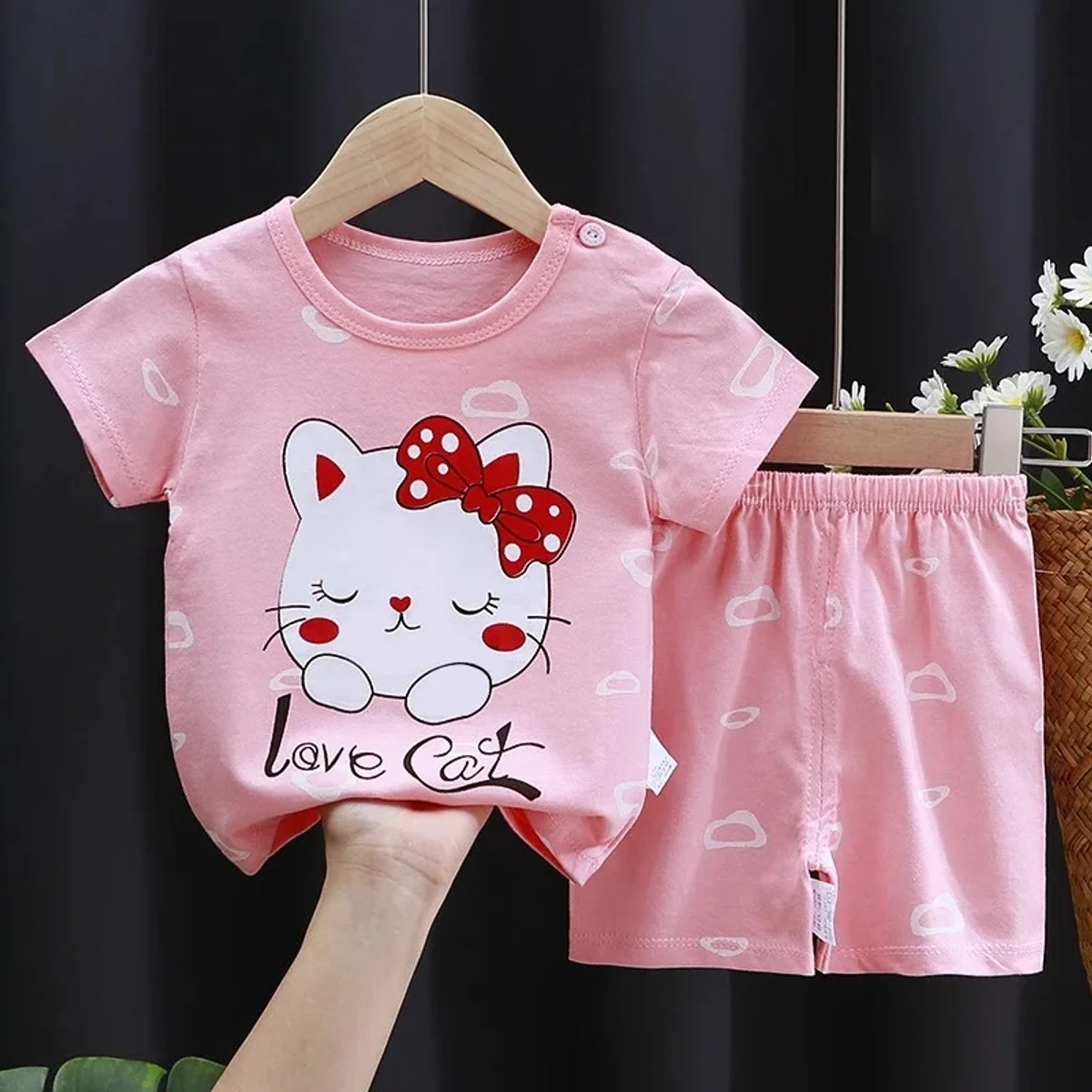 Baby & girl combo Set (T-shirt & Pant)