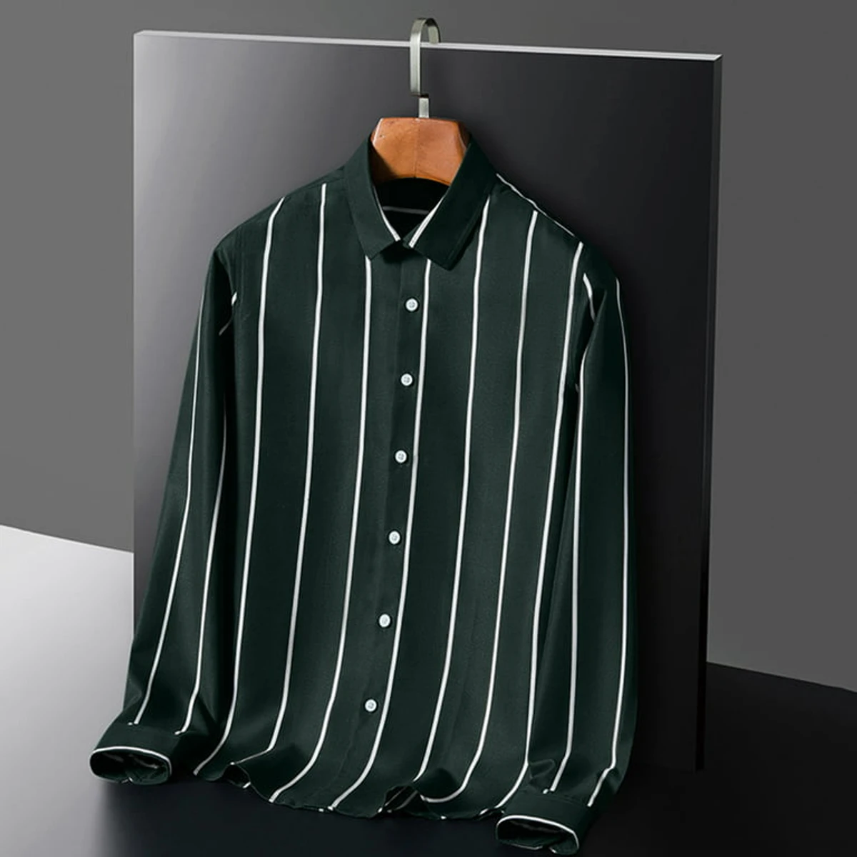 Men`s Exclusive Cotton Step Shirt (Long sleeve) - Image 4