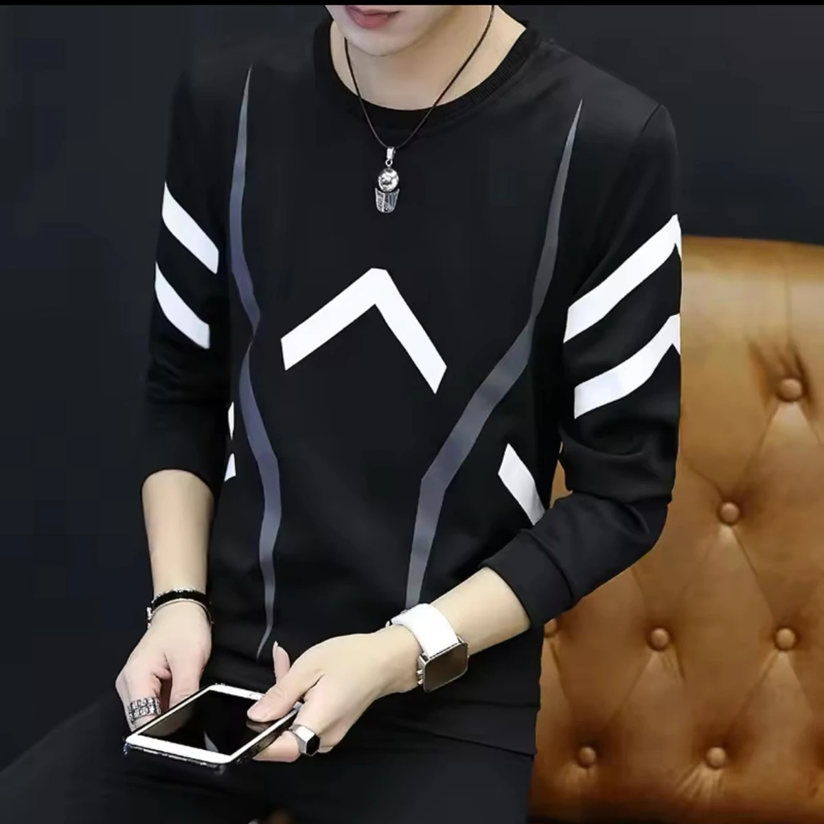 Premium Cotton full sleeve T-shirt For Men